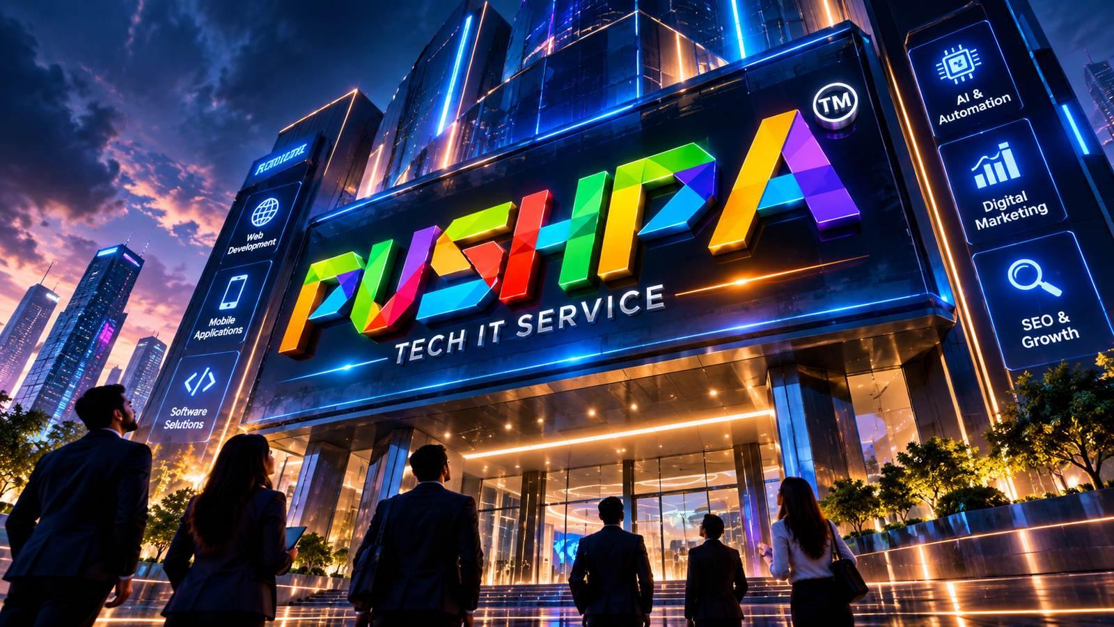 Pushpa Tech workspace